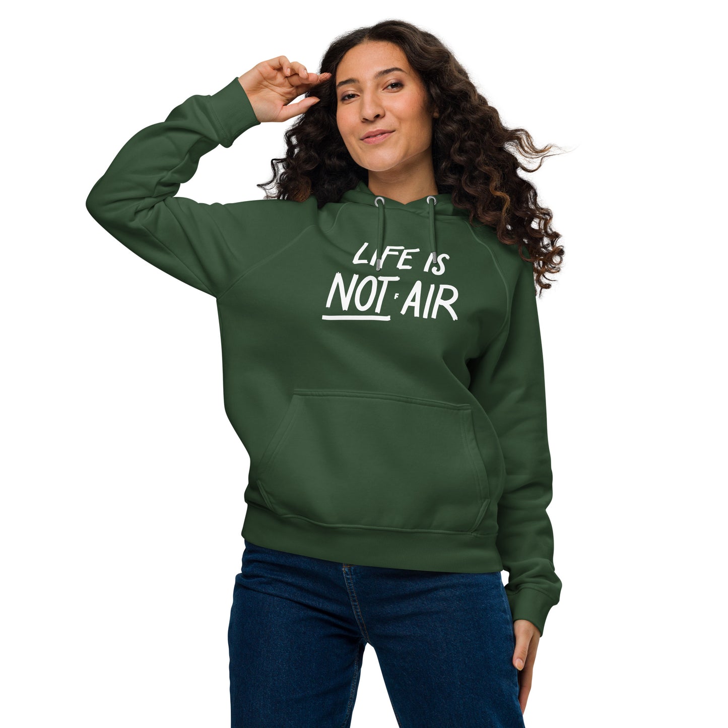 Life is Not Air Unisex Eco Hoodie