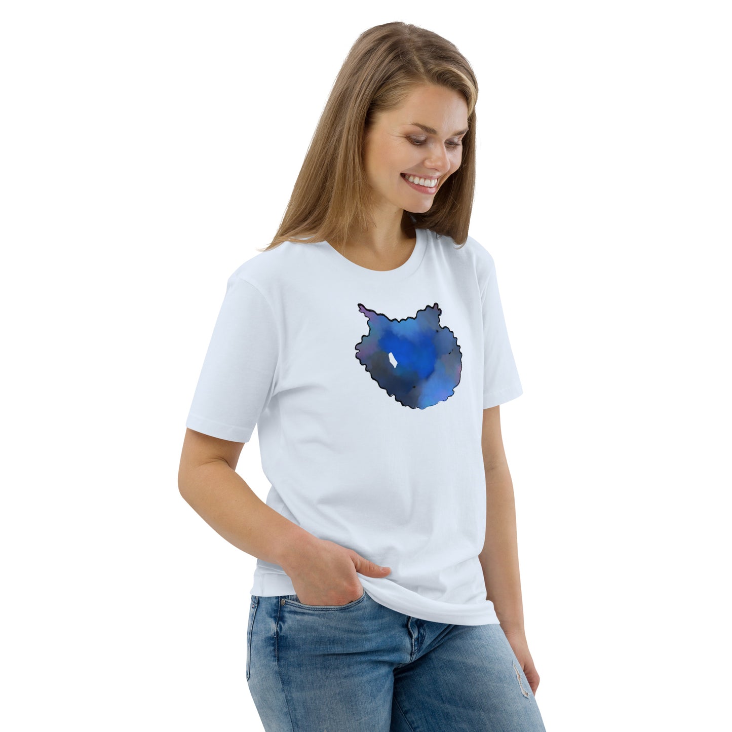 Blue Hole Mood Organic Unisex T-shirt