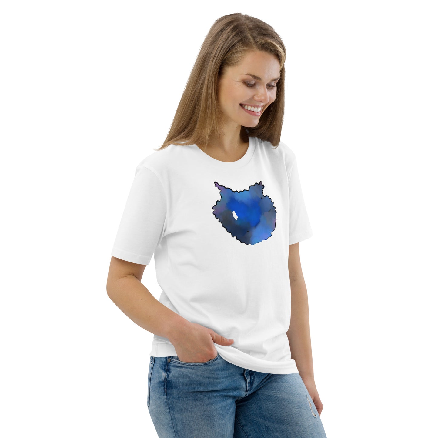 Blue Hole Mood Organic Unisex T-shirt