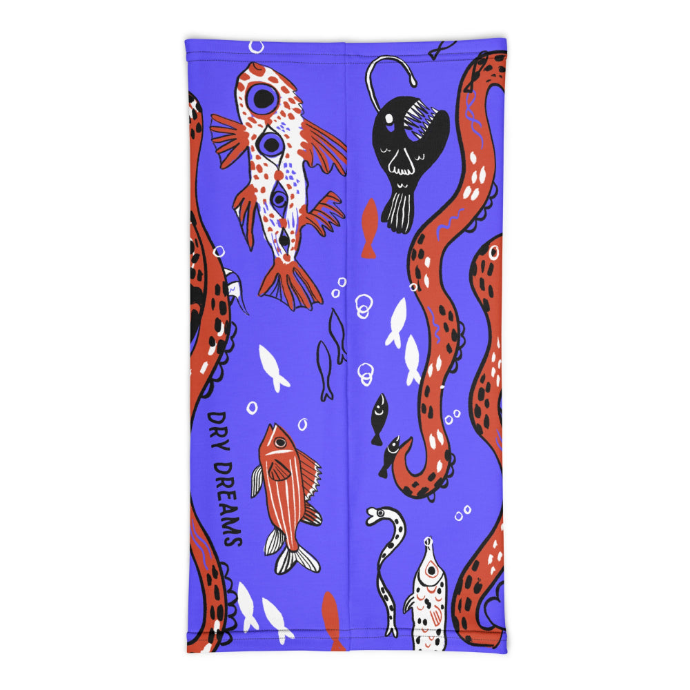 Flat lay of the back side of the Octopus Buff
