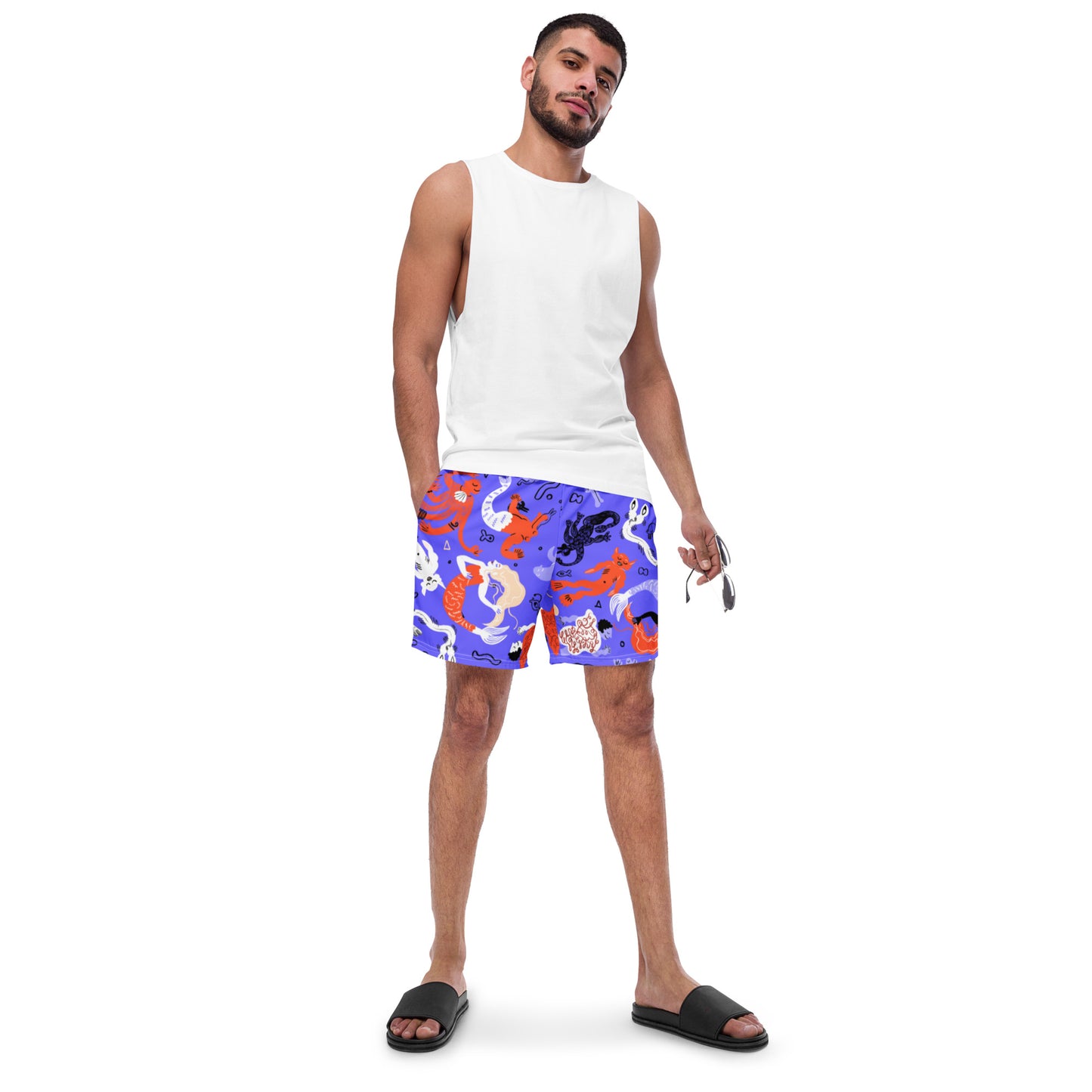 Funky Merfolk Swimming Trunks Recycled